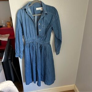 Oversized vintage denim dress sz 6